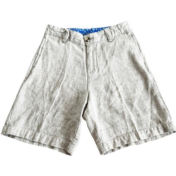 J. Bailey Other - J. Bailey Boys Linen Blend Shorts Size 7 Tan Beige‎ Dressy Lightweight